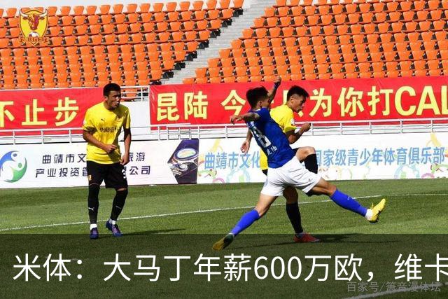 米体：大马丁年薪600万欧，维卡里奥更符合尤文的薪资结构
